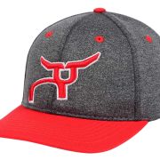 RS Red & Gray Heather Snapback