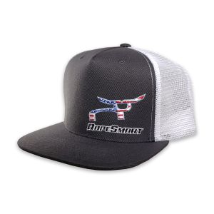 RopeSmart "All-American" Classic Trucker Snapback Gray Cap