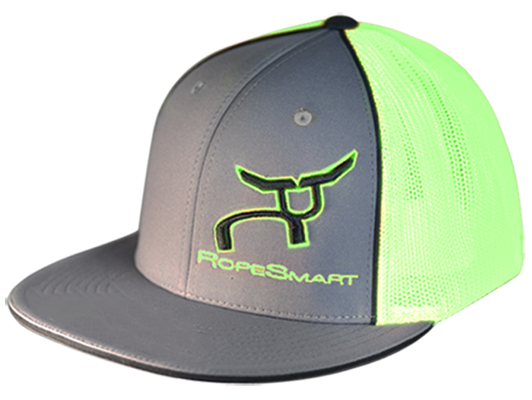 RS Classic Trucker Fitted Charcoal and Neon with Black Accent