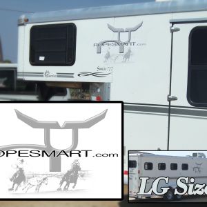 Rodeo Rig Trailer Decal Large 3'x2'