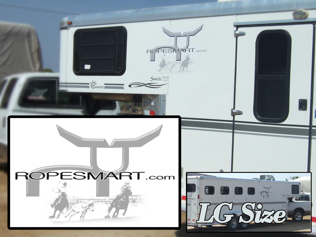 Rodeo Rig Trailer Decal Large
