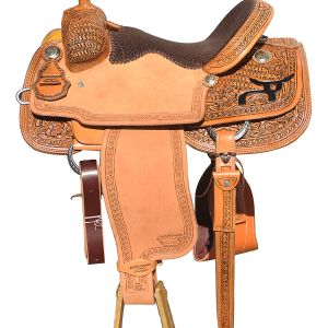 Pro RopeSmart Saddle 15" Seat Light Brown