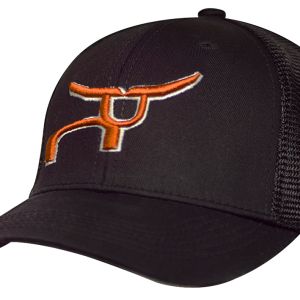 RopeSmart Burnt Orange & Black Fitted Cap