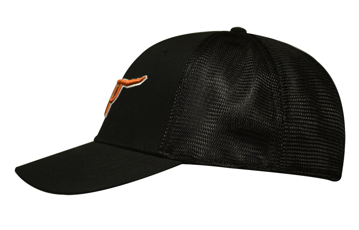 RS Burnt Orange & Black Fitted Cap