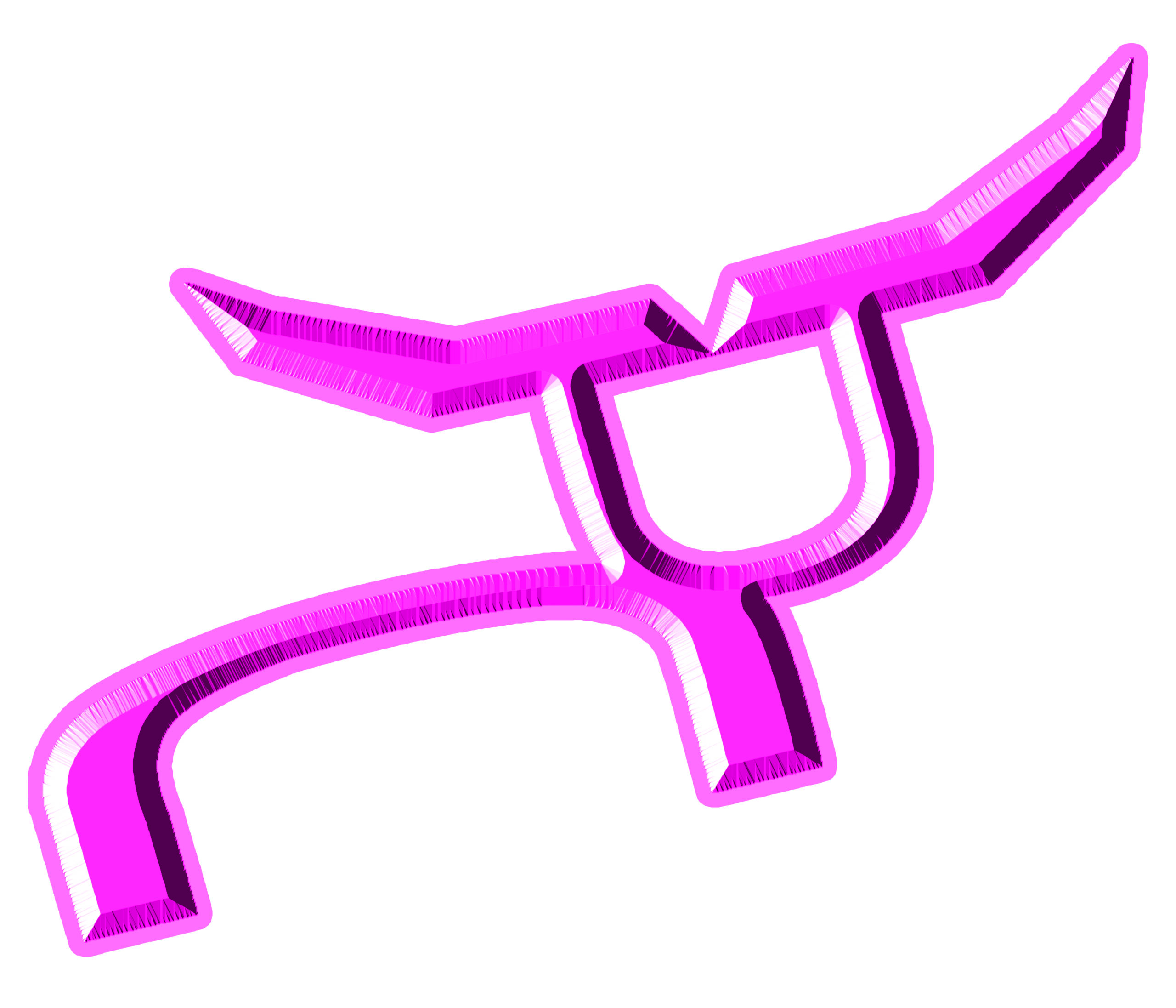 RS Hot Pink Decal