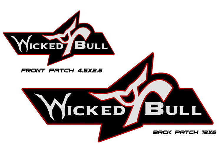 Wicked Bull Patch Set Black