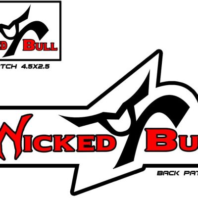 Wicked Bull Patch Set White