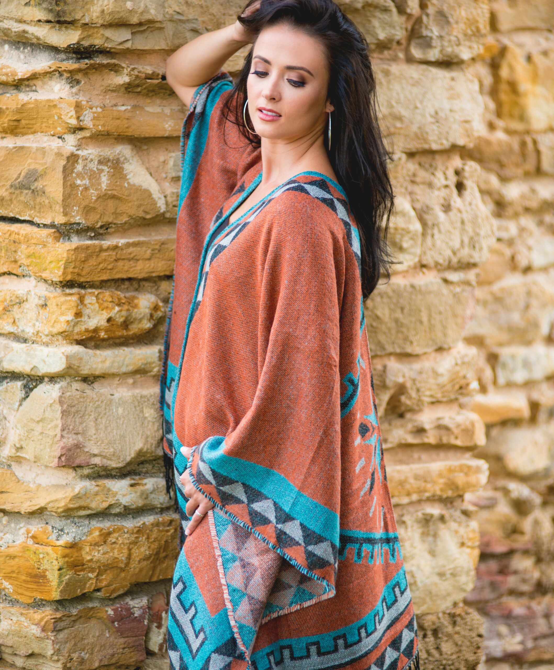 Varianna Sandstone Knitted Shawl