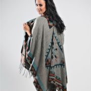 Varianna Ashen Knitted Shawl
