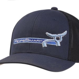 RopeSmart Retro Trucker Navy & Black Blue Logo