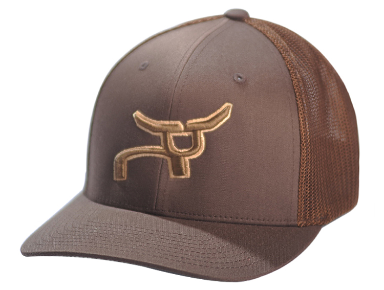 RS All Brown Fitted Cap with Bronze Logo