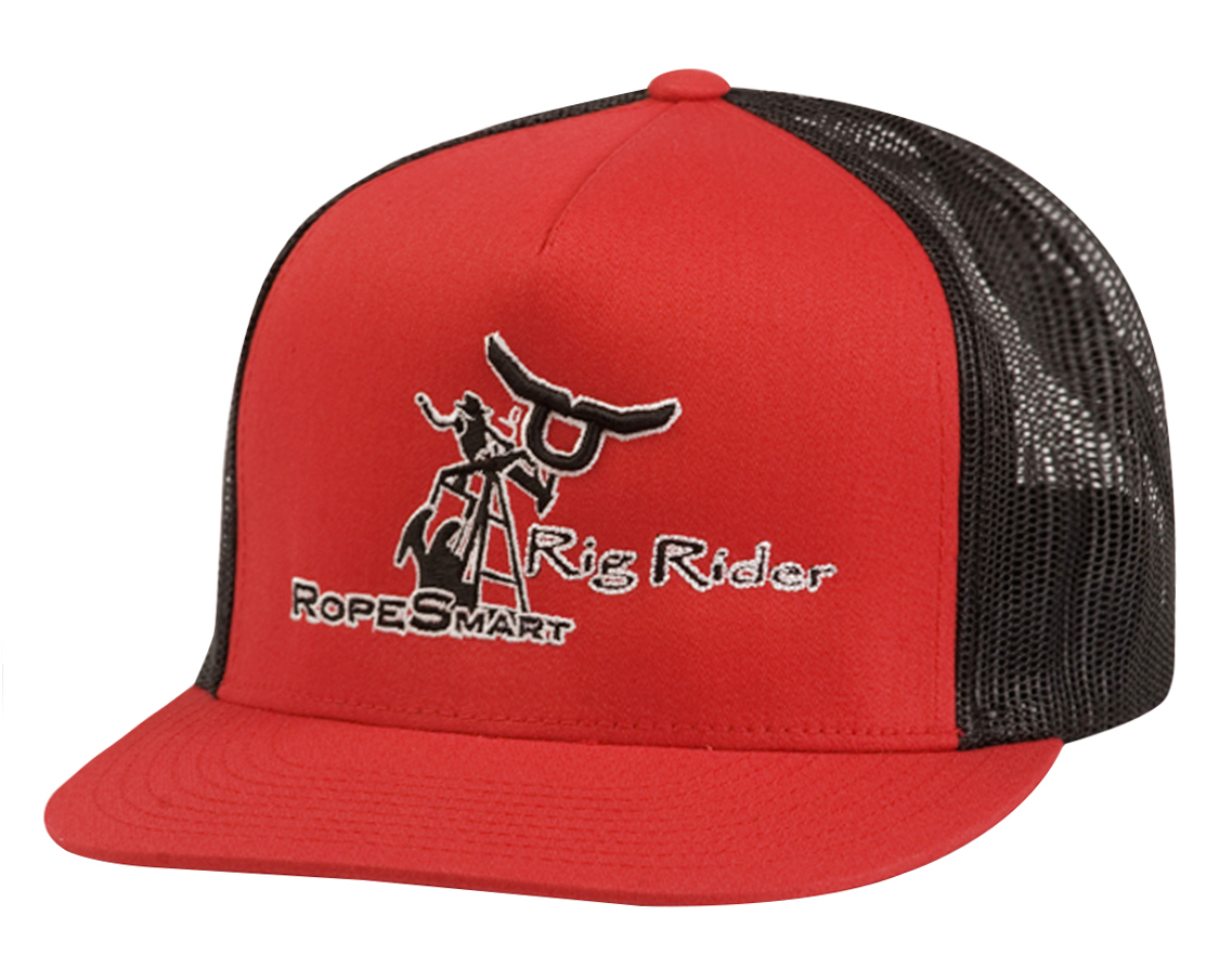 Rs Rig Rider Red Trucker Snapback Cap