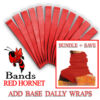 ROPESMART DALLY WRAPS DALLY RUBBER BANDS RED HORNET