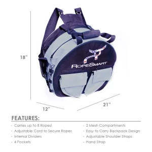 RopeSmart Deluxe Rope Bag – Classic RS Logo with American Flag Design