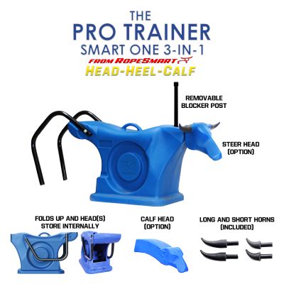 RopeSmart Pro Trainer Smart One 3 IN 1 Team Roping Dummy