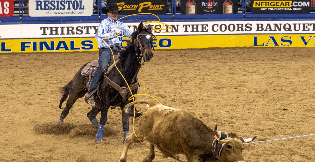 Wesley Thorp 2019 NFR Round 3 Team Roping