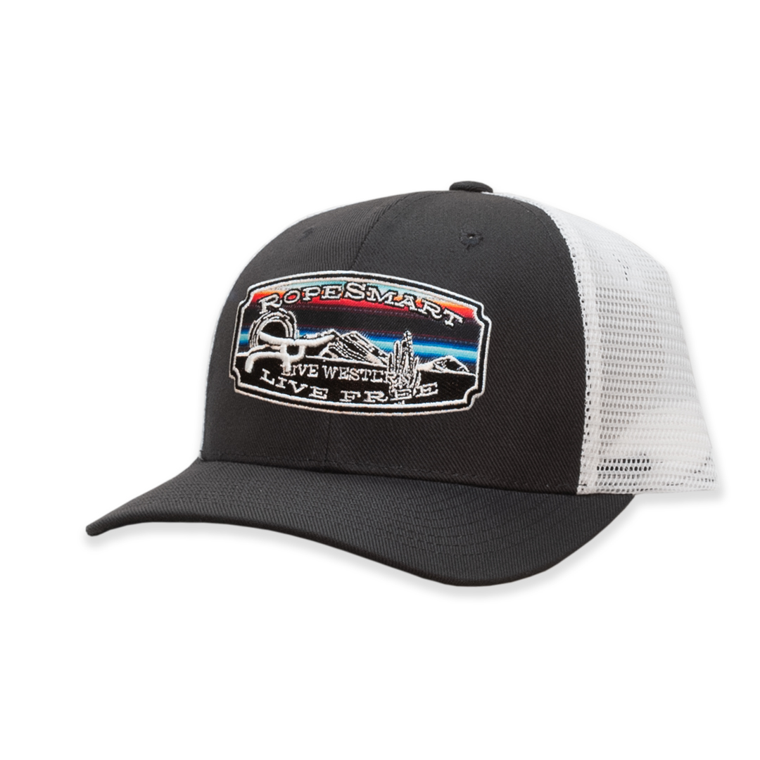 RopeSmart Sarape Live Free Desert Patch Grey