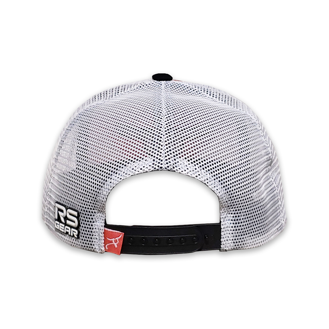 RopeSmart Solo Steer Logo Embroidered Red Snapback Cap