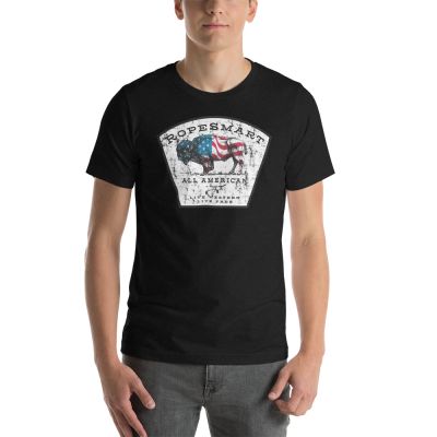 RopeSmart All American Bison Patch T-Shirt