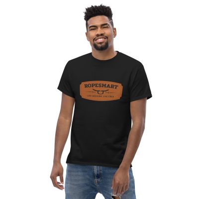 RopeSmart Live Western Leather Patch T-Shirt
