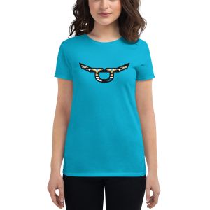 womens fashion fit t shirt caribbean blue front 654bb43b8d54b apparel