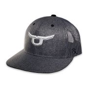 RopeSmart Classic Trucker Snapback With Silver Steer Cap