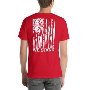RopeSmart We Stand Flag RED T-Shirt