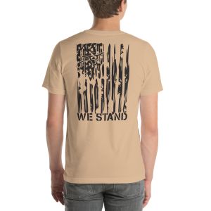 RopeSmart We Stand Flag Khaki T-Shirt