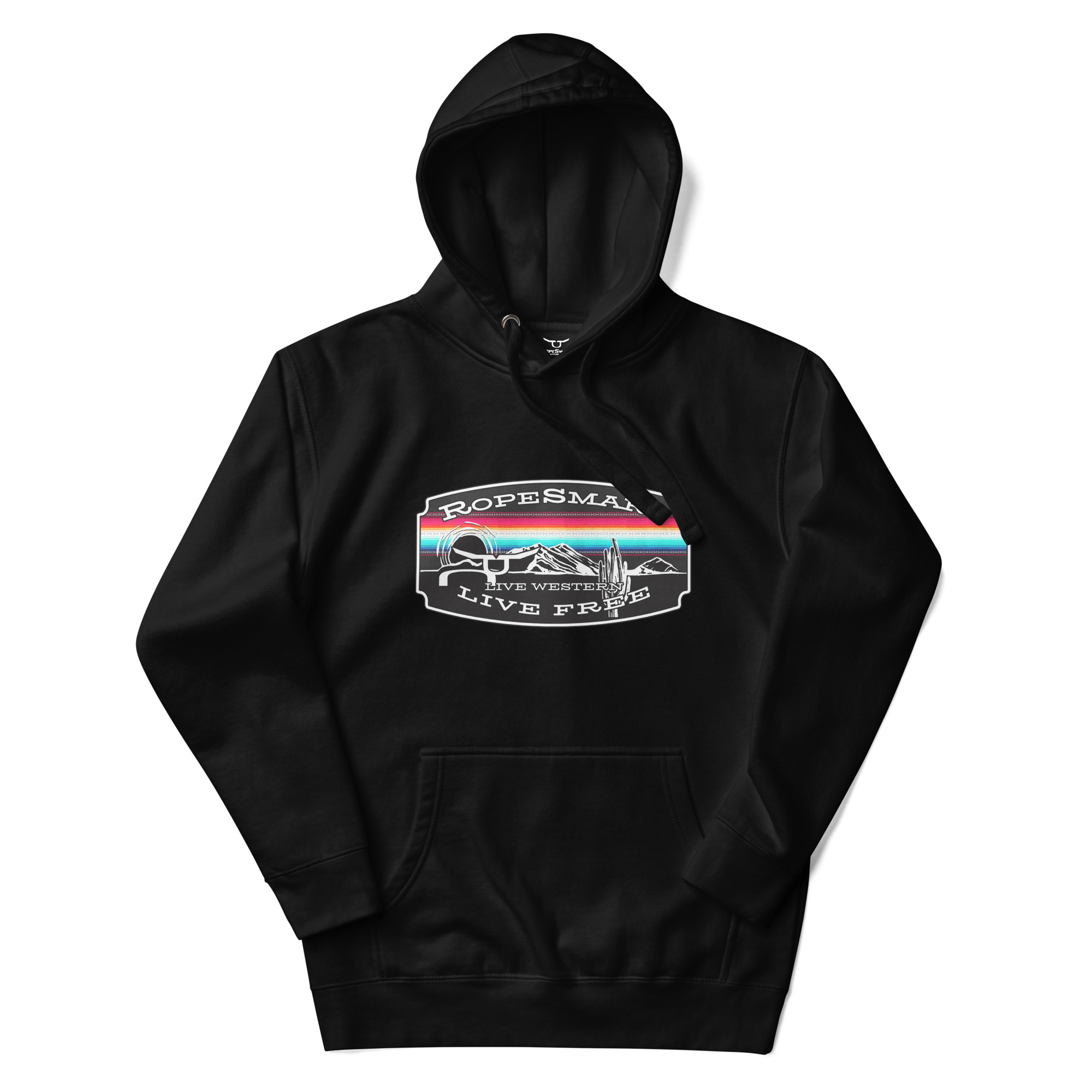 RS Sarape Desert Black Hoodie