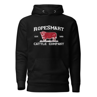 RopeSmart Cattle Company in White and Red Pullover Hoodie