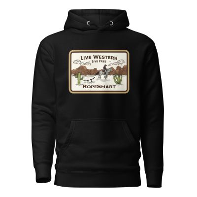 RopeSmart Cowboy Patch Pullover Hoodie