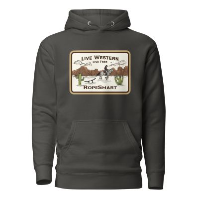 RopeSmart Cowboy Patch Pullover Hoodie