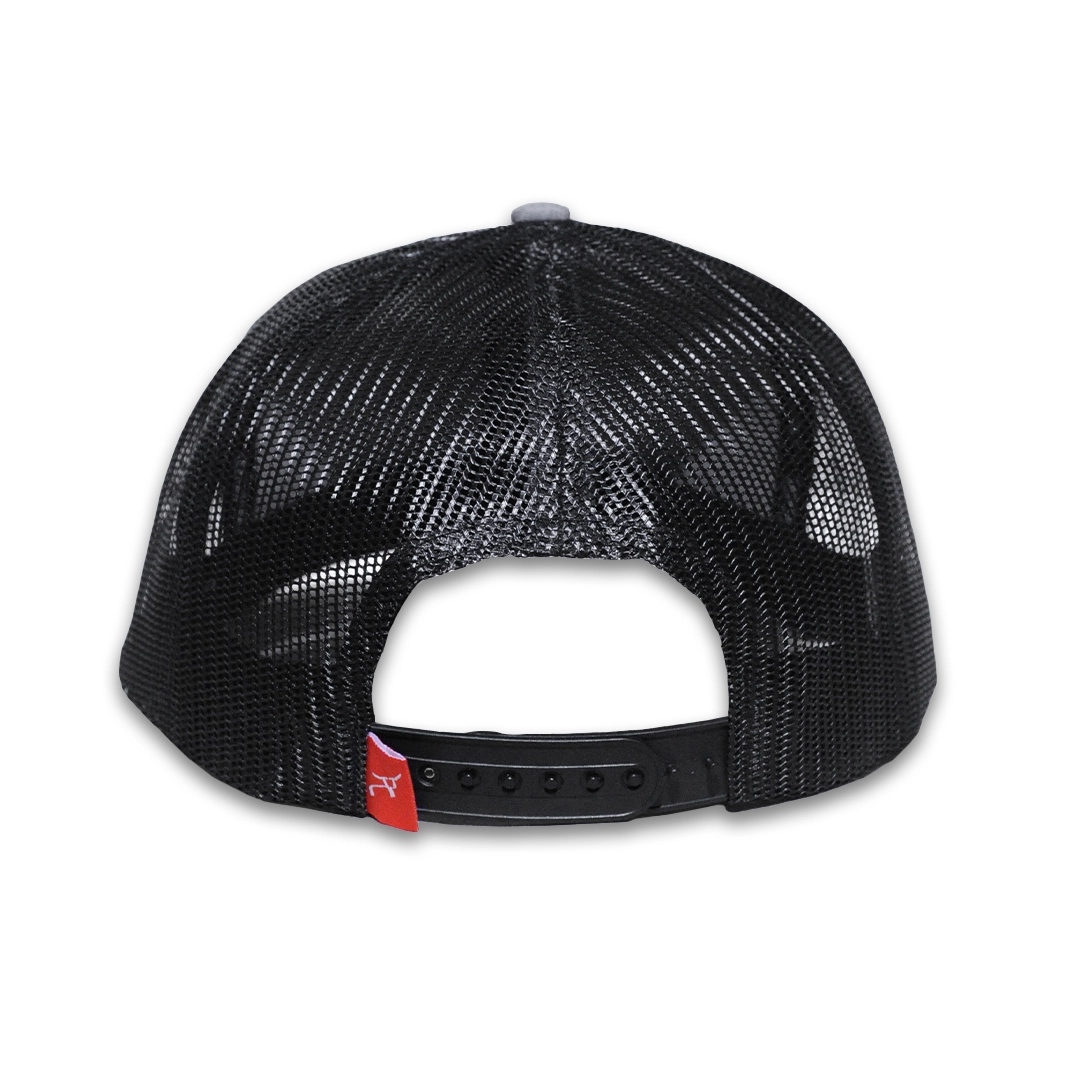 RopeSmart Death Valley Midnight Patch – Gray and Black Trucker Cap