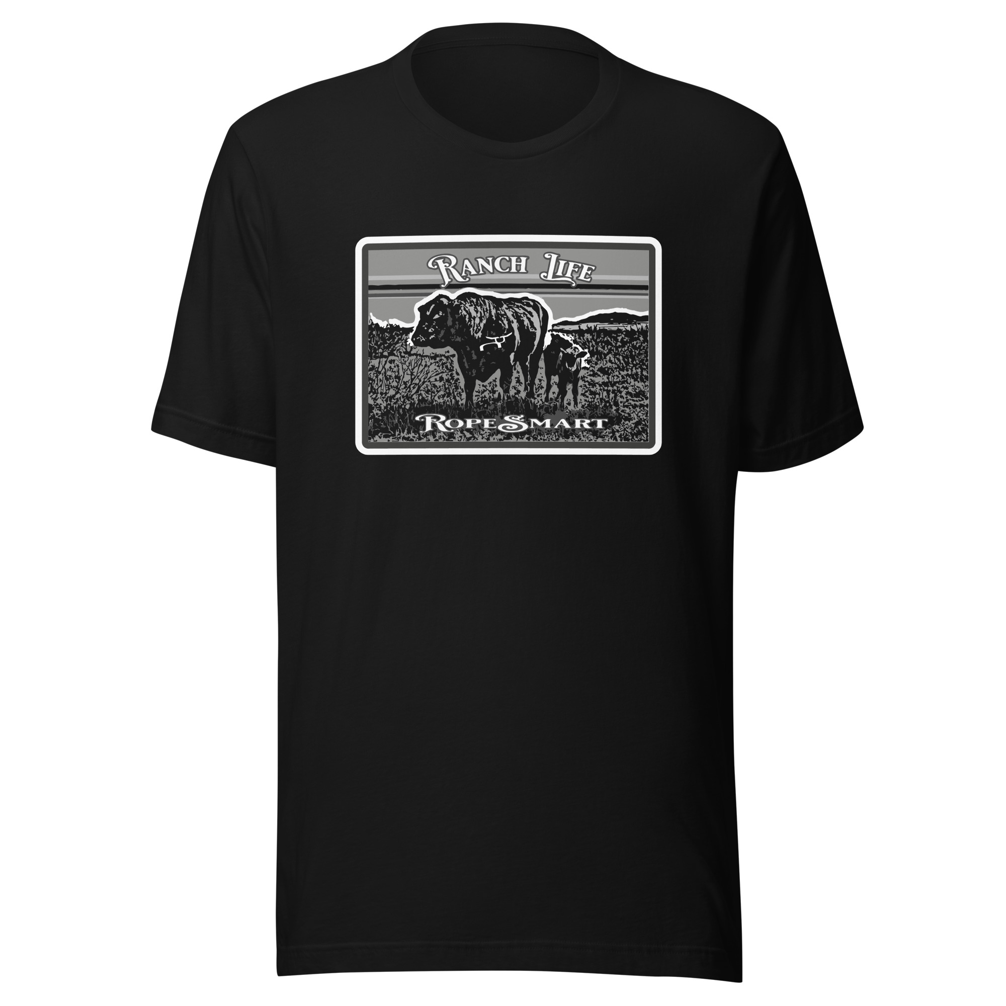 Monochrome Ranch Life T-Shirt